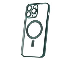 CPA Mag Color Chrome Silikonové TPU pouzdro pro Apple iPhone 15 Pro zelená