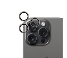 Epico ochranné sklo zadního fotoaparátu pro Apple  iPhone 15 Pro/15 Pro Max vesmírně černá