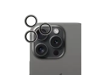 Epico ochranné sklo zadního fotoaparátu pro Apple  iPhone 15 Pro/15 Pro Max vesmírně černá