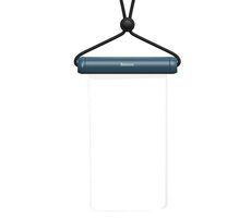 Baseus AquaGlide Vodotěsné pouzdro s cylindrickým posuvným zámkem transparentní (modrá)