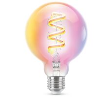Philips WiZ Colors G95 E27 6.3W / Chytrá barevná žárovka / 470 lm / 2200-6500 k / stmívatelná