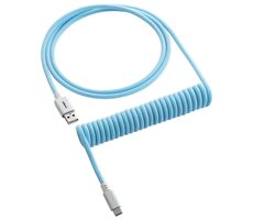 CableMod Classic Coiled Keyboard Cable USB-C - USB-A 1.5m Blueberry Cheesecake / Kabel pro klávesnici