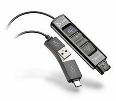 Poly DA85-M / USB zvuková karta pro náhlavní soupravy / USB-A/C