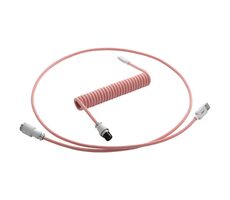 CableMod PRO Coiled Keyboard Cable USB-C - USB-A 1.5m Orangesicle / Kabel pro klávesnici