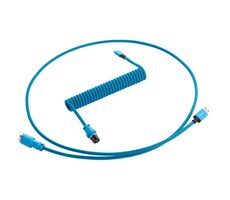 CableMod PRO Coiled Keyboard Cable USB-C - USB-A 1.5m Spectrum Blue / Kabel pro klávesnici