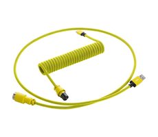CableMod PRO Coiled Keyboard Cable USB-C - USB-A 1.5m Dominator Yellow / Kabel pro klávesnici
