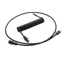CableMod PRO Coiled Keyboard Cable USB-C - USB-A 1.5m Midnight Black / Kabel pro klávesnici