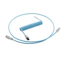 CableMod PRO Coiled Keyboard Cable USB-C - USB-A 1.5m Blueberry Cheesecake / Kabel pro klávesnici