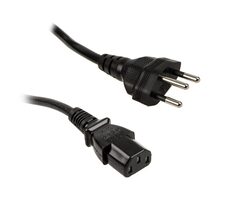 Kolink Síťový kabel Švýcarsko SEV 1011 (typ J T12) do zástrčky IEC C13 - 1.8 m černá
