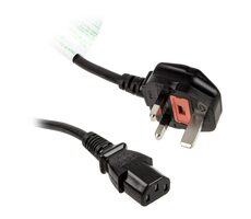 Kolink Síťový kabel Anglie (typ G) do zástrčky IEC C13 - 1.2 m černá