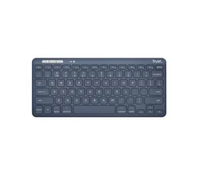 Trust Lyra modrá / Bezdrátová klávesnice / membránová / Bluetooth / US Layout