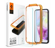 Spigen Glass tR AlignMaster 2 Pack ochranné sklo pro Samsung Galaxy A35 2ks 