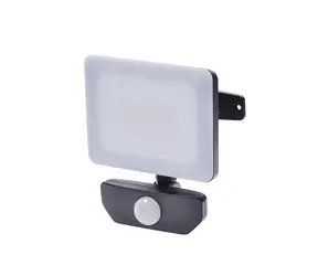 Solight LED reflektor Quick se sensorem černá / 10W / 850lm / 4000K / IP44