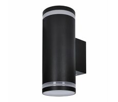 Solight LED venkovní nástěnné osvětlení Potenza 2x GU10 černá