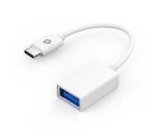 HP DHC-TC105 redukce USB-A 3.0 (F) - USB-C 3.0 (M) 15 cm bílá