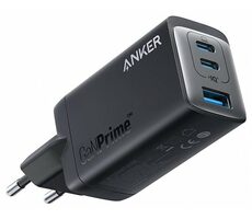 Anker GaN Prime 65W černá / Nabíječka / 2x USB-C / 1x USB-A 