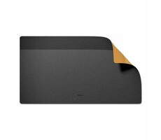 Native Union Desk Mat černá-žlutá / podložka pod myš a klavesnici / rozměry 650 x 360 x 1.99 mm