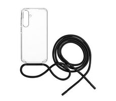 FIXED Pure Neck pouzdro s černou šňůrkou na krk pro Samsung Galaxy A55 5G