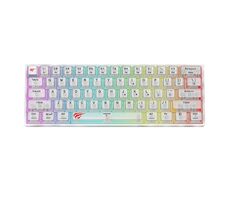 Havit KB877L bílá / Herní klávesnice / membránová / USB / US layout