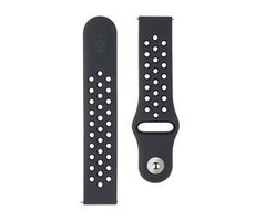 Tactical 856 Double Silikonový Řemínek 20mm černá