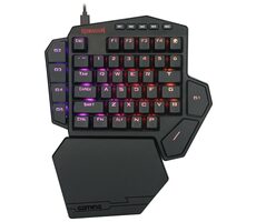 Redragon K585 DITI Blue černá / Herní klávesnice / mechanická / spínače blue / USB / US