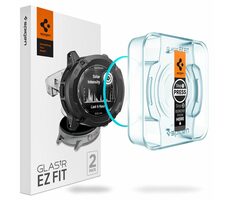 Spigen Glass tR EZ Fit 2 Pack ochranné sklo s aplikačním nástrojem pro Garmin Instinct 2X Solar