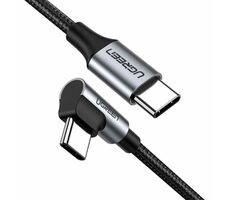 UGREEN US255 Nabíjecí kabel USB-C (M) - USB-C (M) 1 m černá