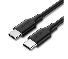 UGREEN US286 Nabíjecí kabel USB-C (M) - USB-C (M) 0.5 m černá / QC3.0