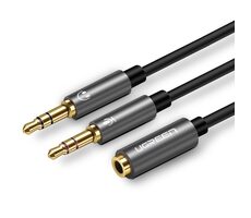 UGREEN AV140 Rozbočovač jack 3.5mm (F) - 2x jack 3.5mm (M) 28 cm