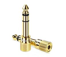 UGREEN 20503 Adaptér jack 3.5mm (F) - jack 6.3mm (M) zlatá