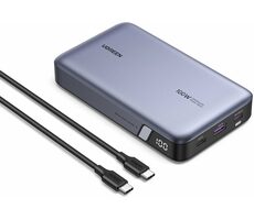 UGREEN 25188 Powerstation 3v1 20000 mAh šedá / Powerbanka / vstup: USB-C / výstup: 2x USB-C & 1x USB-A