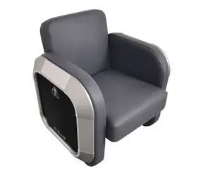 E-Blue EEC346-11 Herní sofa šedá / syntetická kůže / nosnost až 200 kg