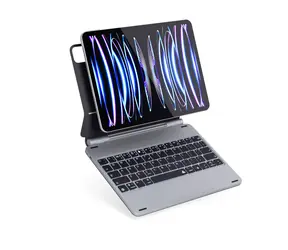 Epico Ochranné pouzdro s hliníkovou CZ klávesnicí pro Apple iPad Pro 11" & iPad 10.9" & iPad Air 11" (M2) šedá