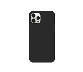 Epico Silikonový kryt pro iPhone 12 & 12 Pro černá / s podporou uchycení MagSafe 