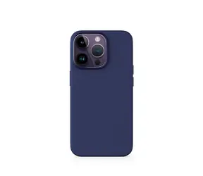 Epico Silikonový kryt pro iPhone 14 Pro Max modrá / s podporou uchycení MagSafe