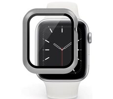 Epico Skleněný ochranný kryt pro Apple Watch 4/5/6/SE (44 mm) stříbrná