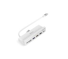 Epico USB-C 7in1 iMac Hub bílá / 3x USB-A / 1x USB-C / HDMI / Micro SD