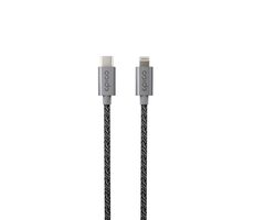 Epico pletený kabel USB-C na Lightning 60W 1.8m - vesmírně šedá