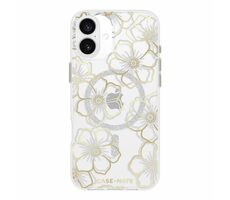 Case Mate MagSafe ochranný kryt pro Apple iPhone 16 Plus Floral Gems Gold
