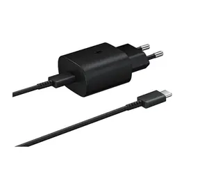 SAMSUNG Napájecí adaptér s rychlonabíjením (25W) černá / 1m kabel / USB-C / 3A / bulk balení