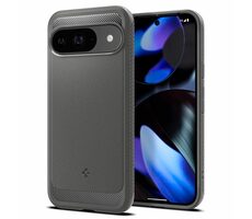 Spigen Rugged Armor ochranný kryt pro Google Pixel 9 Pro/Pixel 9 marble gray