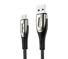 Joyroom S-M411 Rychlonabíjecí kabel USB-A (M) - MicroUSB (M) 2.4A 3m černá