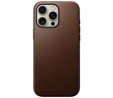 Nomad Modern Leather Case Kožený kryt pro Apple iPhone 16 Pro Max hnědá