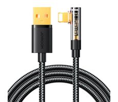 Joyroom S-UL012A6 Úhlový nabíjecí kabel USB-A (M) - Lightning (M) 3A 1.2m černá