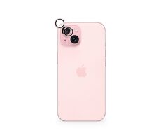 Epico Aluminium Lens Protector Ochranné sklo pro fotoaparát Apple iPhone 15/15 Plus růžová