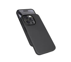 Epico Mag+ Leather Case Zadní kryt s MagSafe pro iPhone 15 Pro Max černá