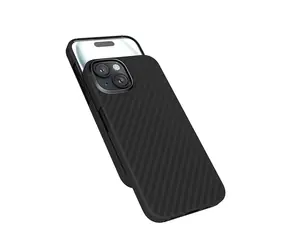 Epico Mag+ Carbon Case Zadní kryt s MagSafe pro iPhone 15 Plus černá