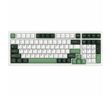 VGN S99 zeleno-bílá / Bezdrátová herní klávesnice / mechanická / 2.4GHz + Bluetooth / US Layout 
