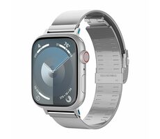 Spigen Sleek Link nerezový řemínek pro Apple Watch Series 42/44/45/49 mm stříbrná