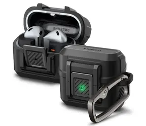 Spigen Lock Fit ochranné pouzdro pro Samsung Galaxy Buds 3 & 3 Pro černá